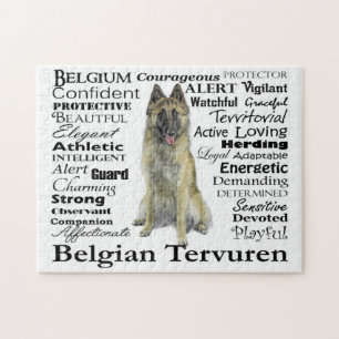 Puzzle de traits de Tervuren de Belge