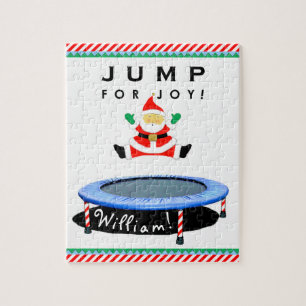 Puzzle de trampoline de Noël