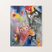 puzzle de trois chats (Vertical)