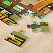 Puzzle de trois petit porcs (Côté)