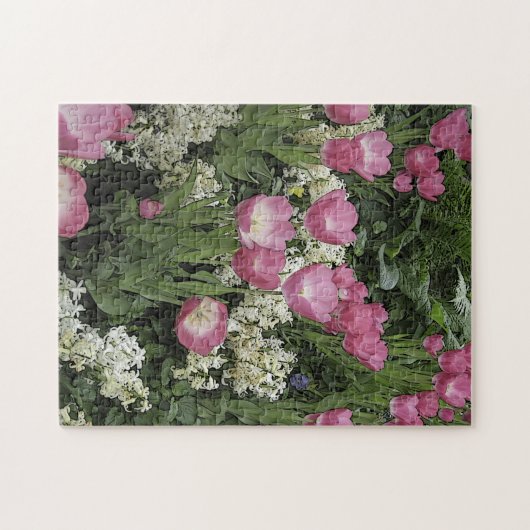 Puzzle de tulipe rose (Horizontal)