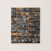 puzzle de type métal letterpress (Vertical)