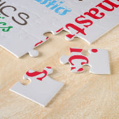 Puzzle de typographie gymnastique (Côté)