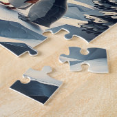 Puzzle de vacances en origami (Côté)