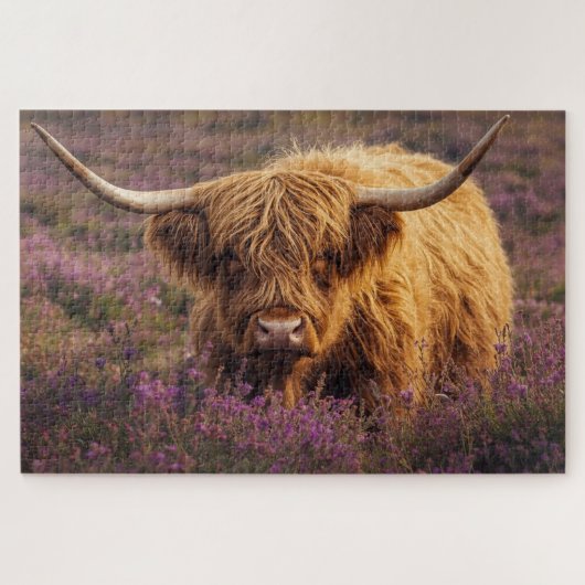 Puzzle de Vache des Highlands (Horizontal)