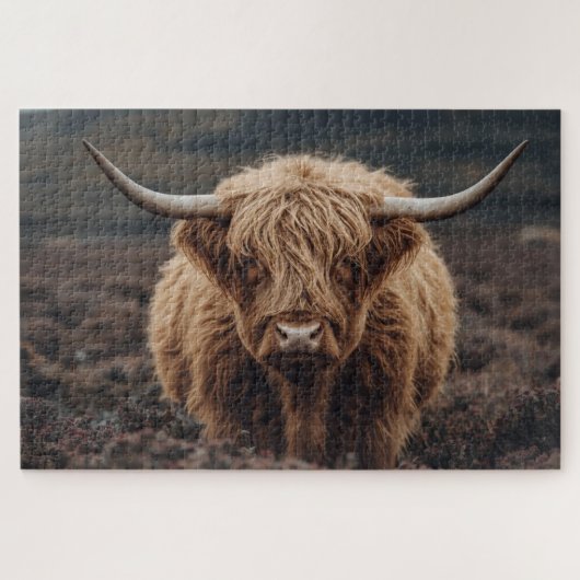 Puzzle de vache des Highlands (Horizontal)