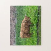 Puzzle de vache Highland (Vertical)