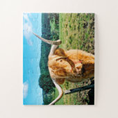 puzzle de vache Highland (Vertical)