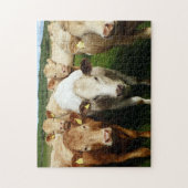Puzzle de vaches Brown (Vertical)