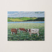 Puzzle "de vaches heureuses" (Horizontal)