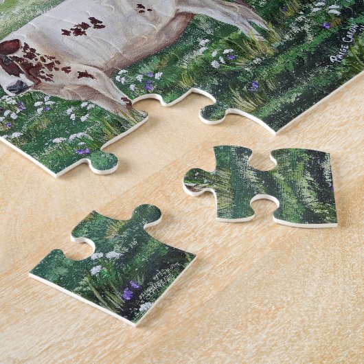 Puzzle "de vaches heureuses" (Côté)
