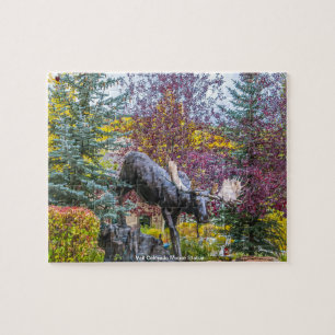 Puzzle de Vail Colorado Statue de Betty Moose