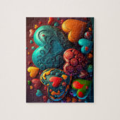 Puzzle de Valentine Hearts (Vertical)