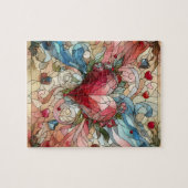 Puzzle de Valentine Hearts (Horizontal)