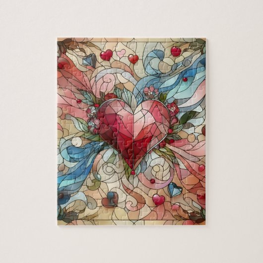 Puzzle de Valentine Hearts (Vertical)