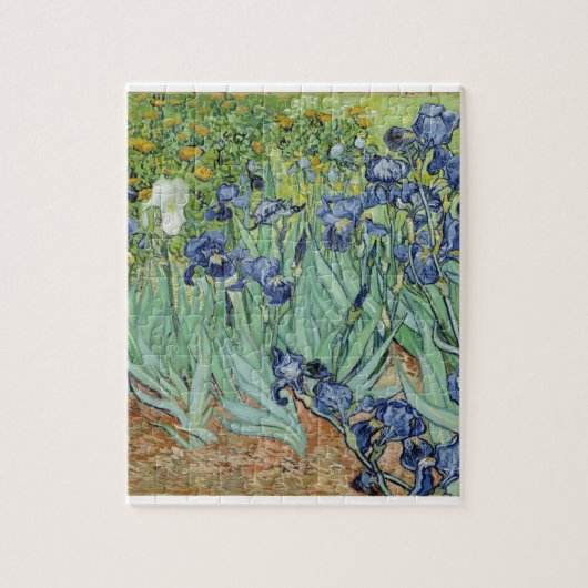 Puzzle De Van Gogh toujours la vie : Vase avec des iris (Vertical)