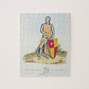 Puzzle De Vere, comte d'Oxford, 1280, 'd'Armou antique