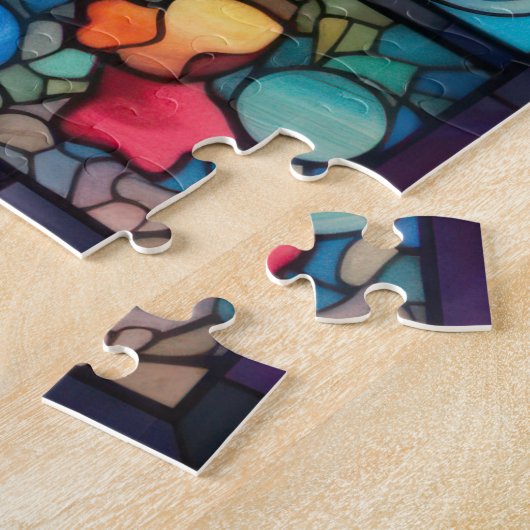 Puzzle de verre à collier céleste (Côté)