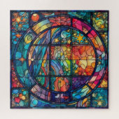 Puzzle de verre à collier céleste (Horizontal)