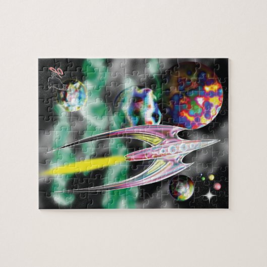 Puzzle de verre Rocket (Horizontal)