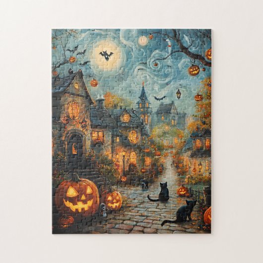 Puzzle de Village fantôme (Vertical)