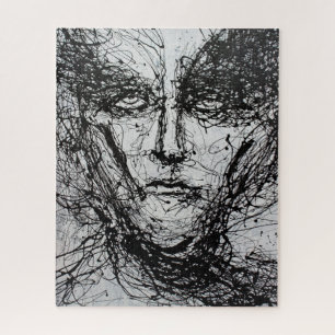 Puzzle de visage cool !