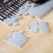 Puzzle de voiture antique d'hiver (Côté)