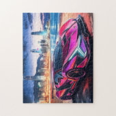 Puzzle de voiture de sport (Vertical)
