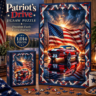 Puzzle de voiture musclée Patriot's Drive 1 014 pi
