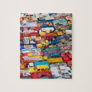 Puzzle de voitures et de camions de jouets