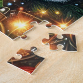 Puzzle de volleyball de Santa Hat (Côté)