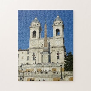 Puzzle de vue de l'église de Rome Trinita dei Mont