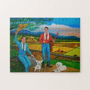 Puzzle de vue d'été