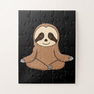 Puzzle de Yoga Sloth Funny Jig Saw