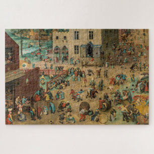 Puzzle Deatailed Pieter Bruegel "Children’s Games" 1560,