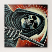Puzzle death character illustration (Horizontal)