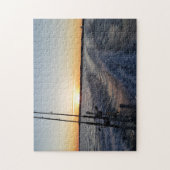 Puzzle d'eau de pêche de la baie de paysage (Vertical)