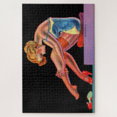 Puzzle début des années 1940 Jolie petite épinglette (Vertical)