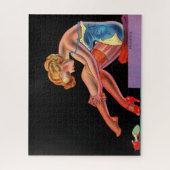 Puzzle début des années 1940 Jolie petite épinglette (Vertical)