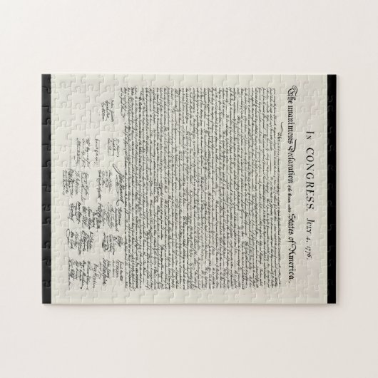 Puzzle Déclaration d'indépendance (Horizontal)