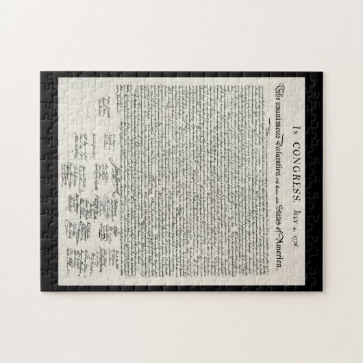 Puzzle Déclaration d'indépendance (Horizontal)