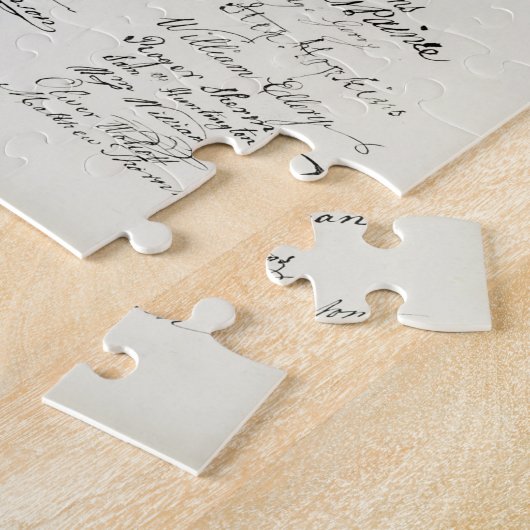 Puzzle Déclaration d'indépendance, États-Unis, (Côté)