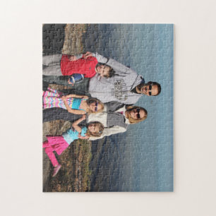Puzzle Déconcertez avec Chris, Sue et enfants au lac