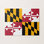 Puzzle Décor couleur drapeau de l'état du Maryland (Horizontal)