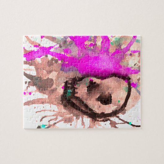 Puzzle Décor d'aquarelle gothique (Horizontal)