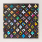 Puzzle Décor de fenêtre de la cathédrale (Horizontal)