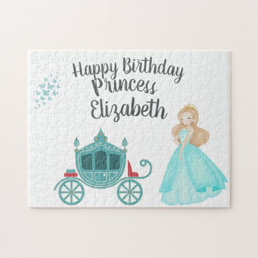 Puzzle Décor de fête d'anniversaire de la princesse Cendr (Horizontal)