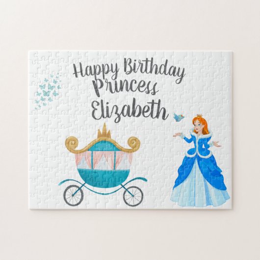Puzzle Décor de fête d'anniversaire de la princesse Cendr (Horizontal)