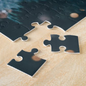 Puzzle Décor de Noël bleu (Côté)