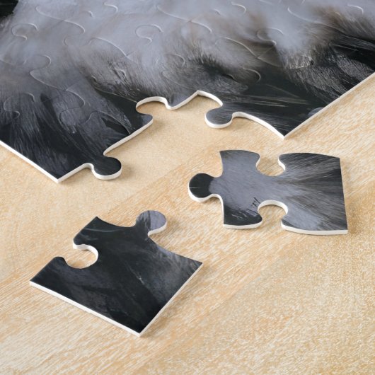 Puzzle Décor de Noël Cockapoo Snowy Sleigh (Côté)